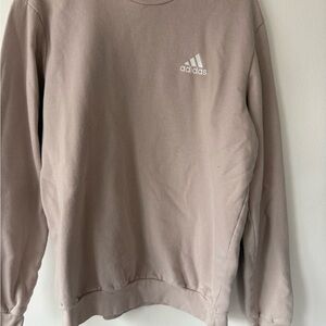 Adidas Men's Beige Crewneck Sweatshirt